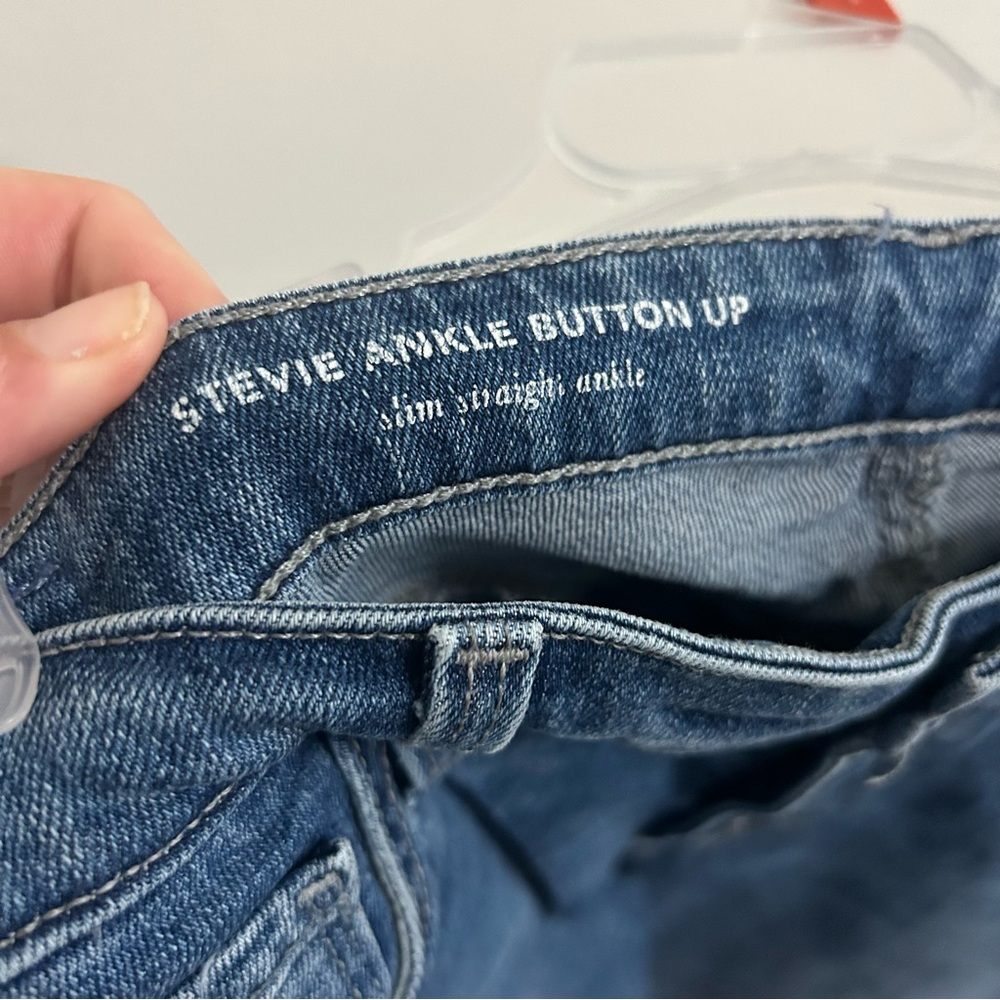 AG Anthropologie Stevie ankle button up jeans - Picture 5 of 6